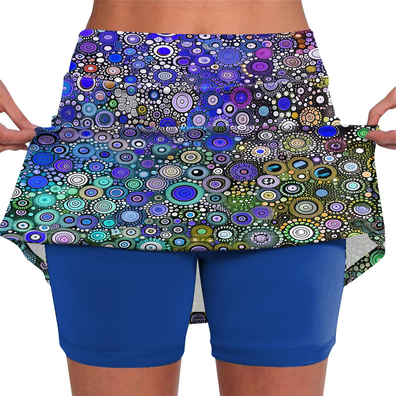 FlekmanArt Dual Skort and Biker Shorts - Women’s Multisport