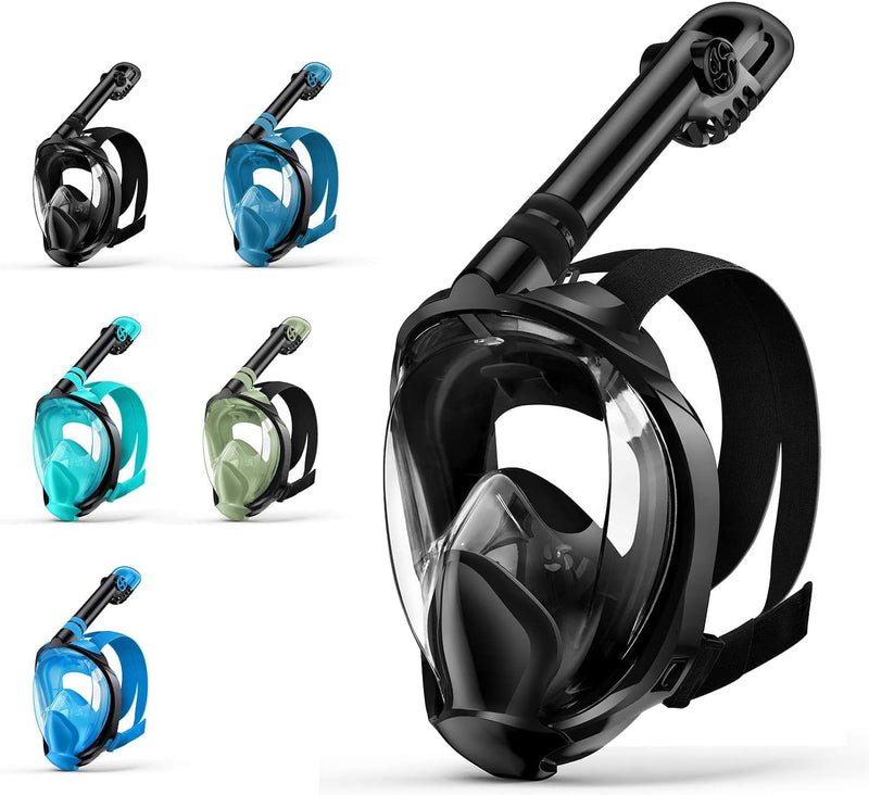 Panorama Full Face Snorkel Mask with Camera Mount