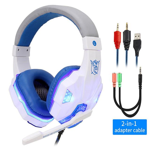 Wired Headphones with Light Up Feature