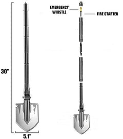 Folding  camp shovel