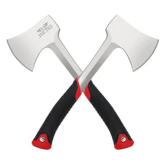 Dual Camping Hatchets - 14.4" Forged Steel Axes