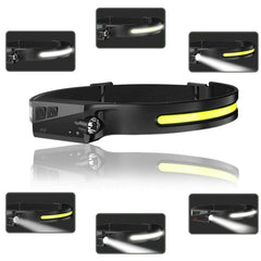 Hands-Free COB Light Headband