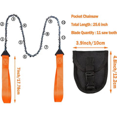 4 Styles Portable Survival Chainsaw
