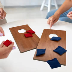 2Pcs Cornhole Set  Corn Hole Boards Set with 8 Bags Gift