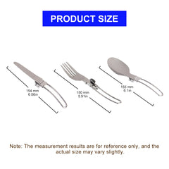 Foldable Stainless Steel Cutlery Set