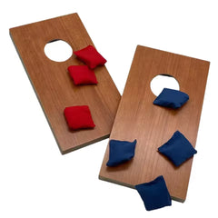 2Pcs Cornhole Set  Corn Hole Boards Set with 8 Bags Gift