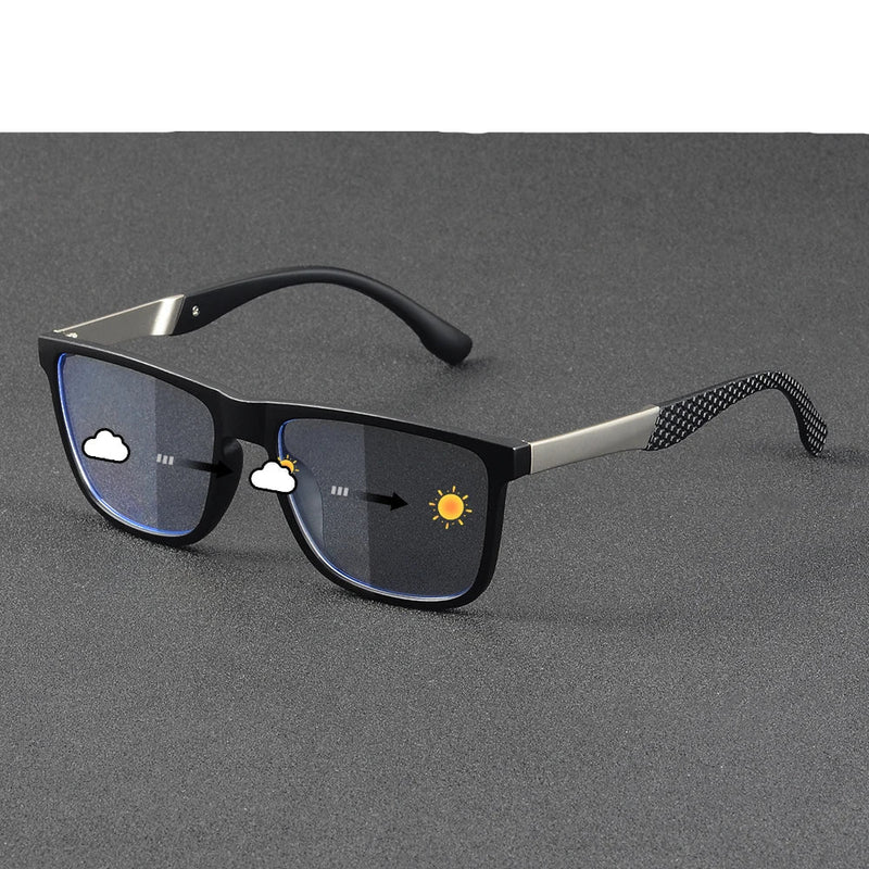 Photochromic Sunglasses Square Casual Trendy Fashion