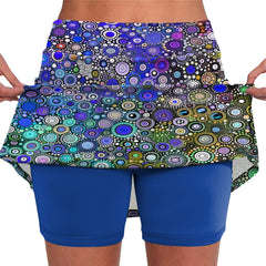 FlekmanArt Dual Skort and Biker Shorts - Women’s Multisport