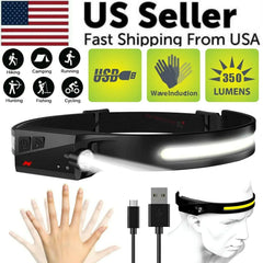 Hands-Free COB Light Headband