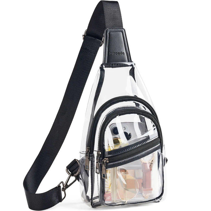 Stadium-Approved Clear Crossbody Bag