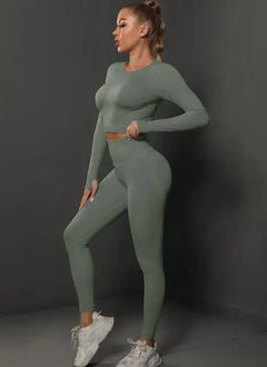 Knit Flex Yoga Ensemble